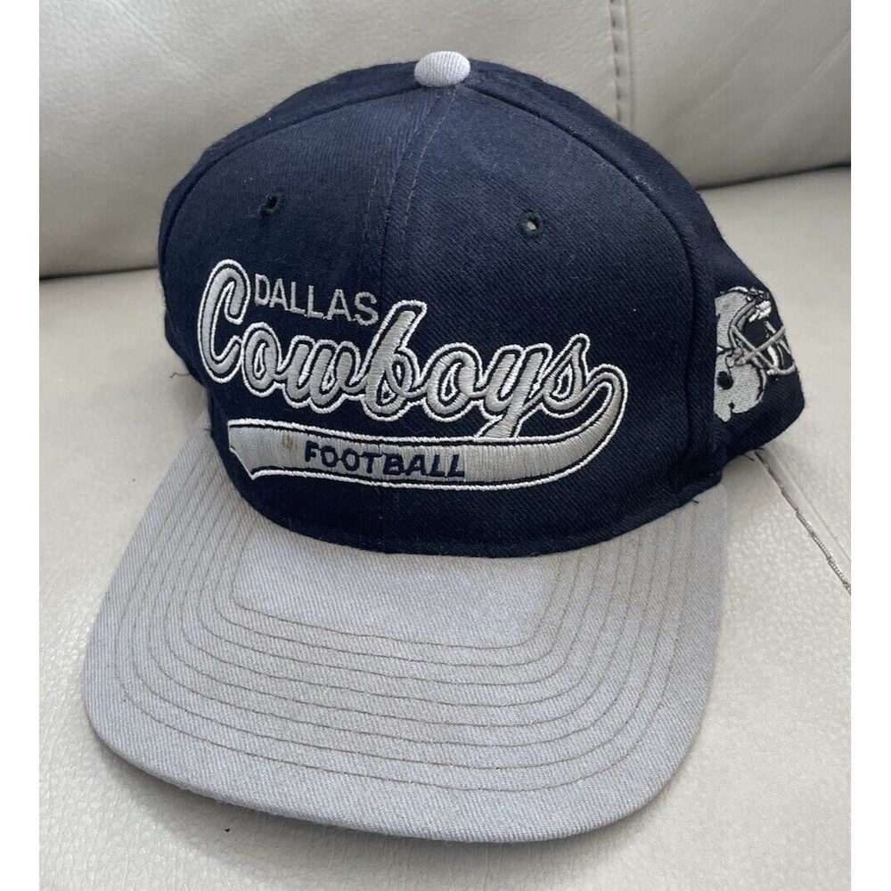 VTG Dallas Cowboys Starter The Natural Spell Out Embroidered Wool Snapback Hat
